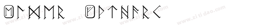 Elder Futhark字体转换